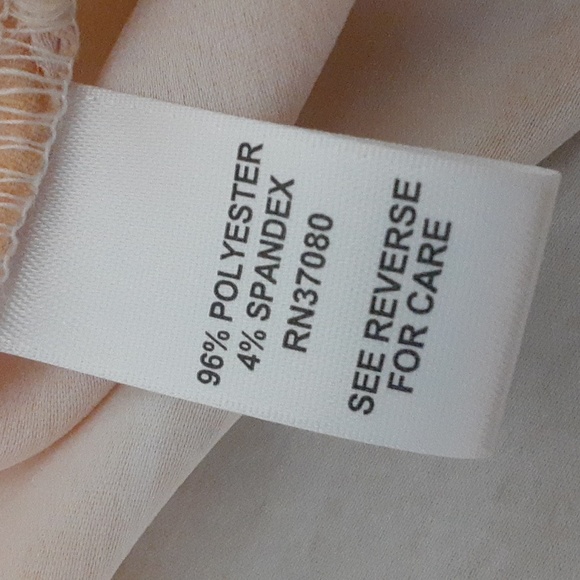 Cato beachy button up skirt with pockets. Peach, Cream, Tan and orange. XL - Picture 7 of 8